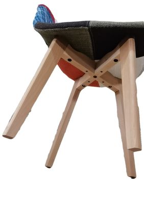 Cushion With High Density Rebound Foam Beech Leg Chairs